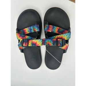 Chaco Chillos Slide Women's Casual Sandal,‎ Rainbow Multicolor  Slip On Sz 11
